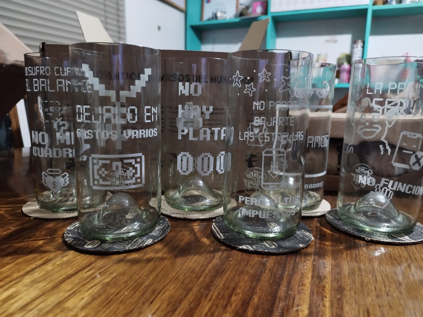 Customer photo review of Contadores - Juego de 6 Vasos - 500 ml