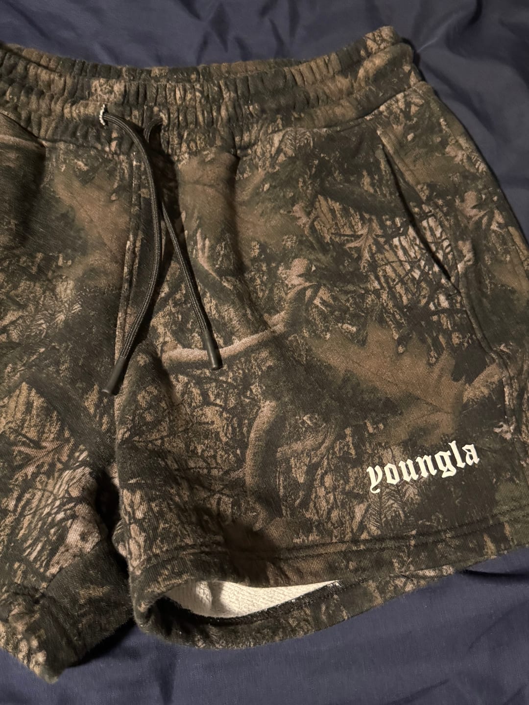 Customer photo review of 1118 - Tree Camo Cotton Shorts