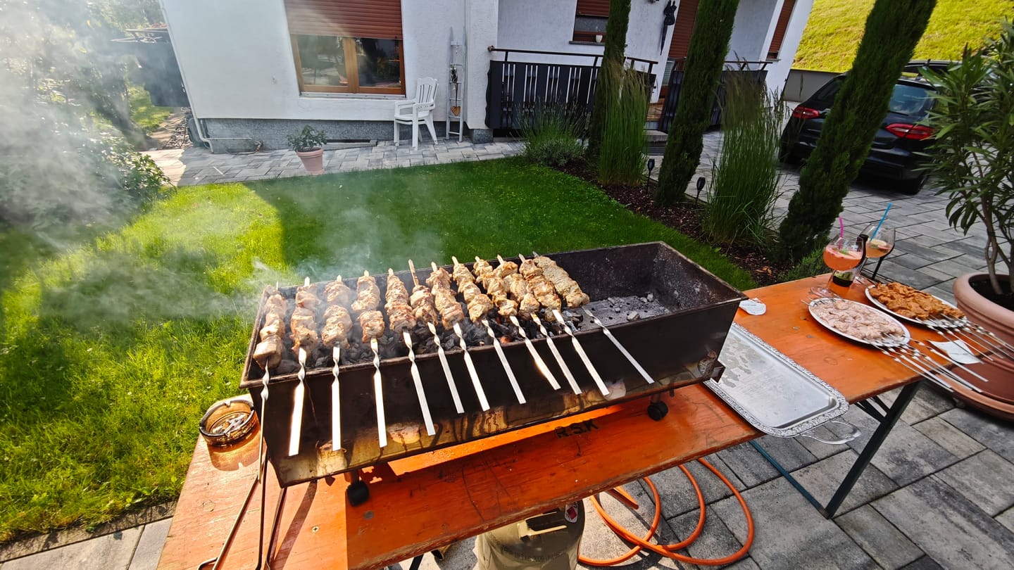 Customer photo review of Schweine-Schaschlik Knoblauch-Pfeffer – würzig & traditionell | mySchaschlik