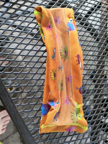 Customer photo review of Insulin Pump Waist Belt with Window for Children - Dia-Bellyband Mesh Window