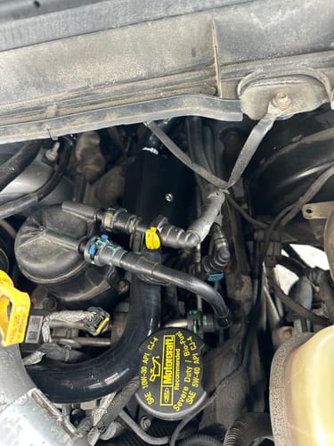 Customer photo review of SPE Motorsport 2011+ 6.7L Powerstroke Recirculating CCV Kit