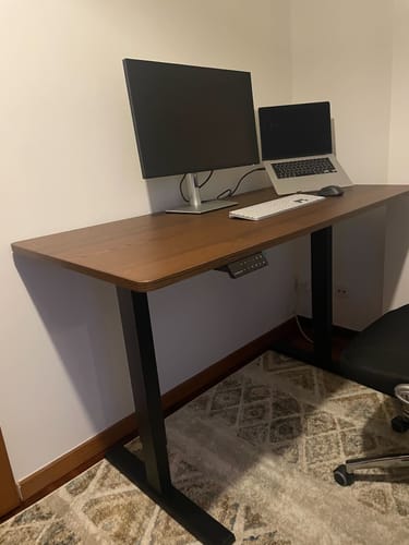 Customer photo review of Maidesite Marco de Escritorio Elevable Regulable en Altura T2 Pro