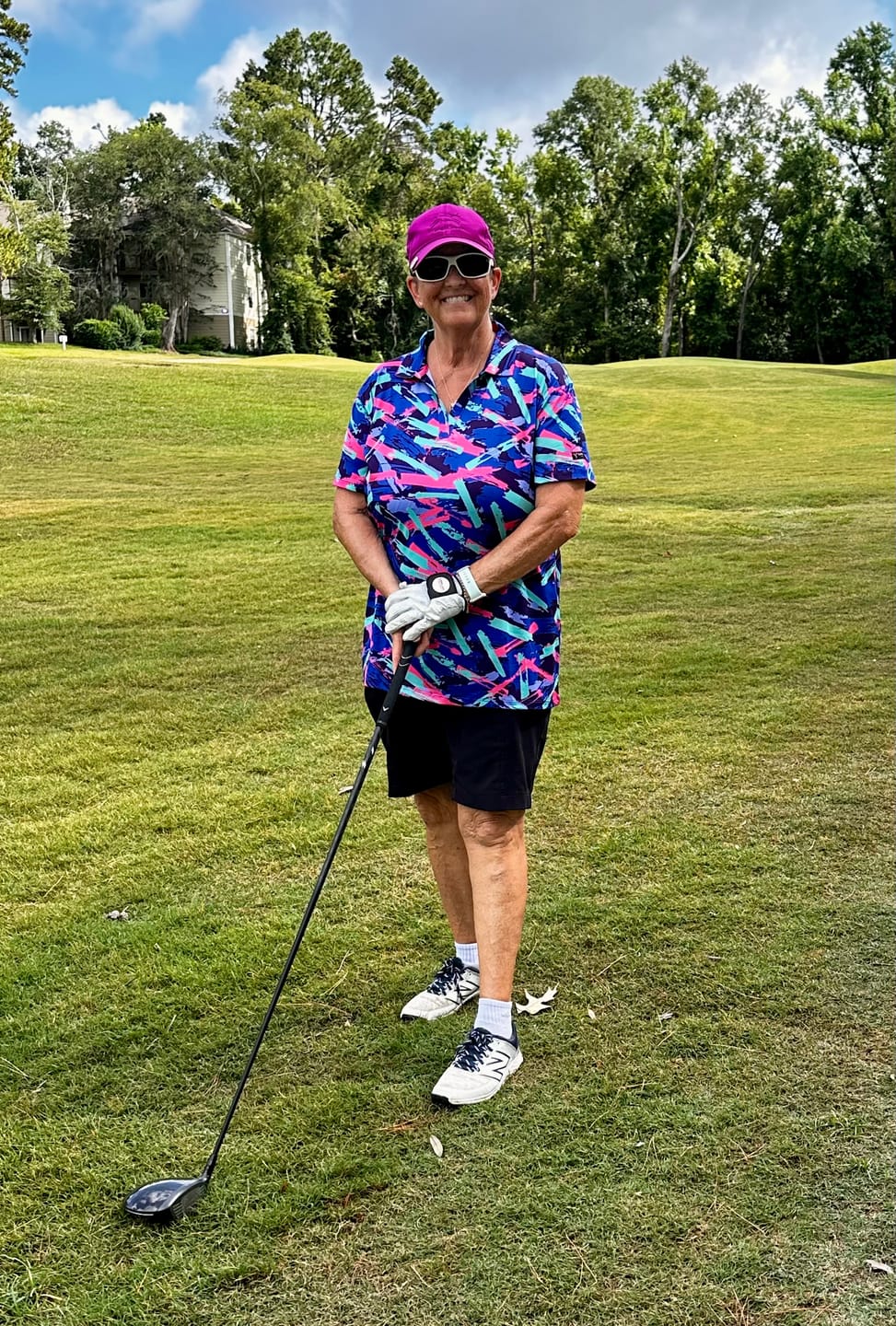 Customer photo review of 8-Track Women's Golf Polo