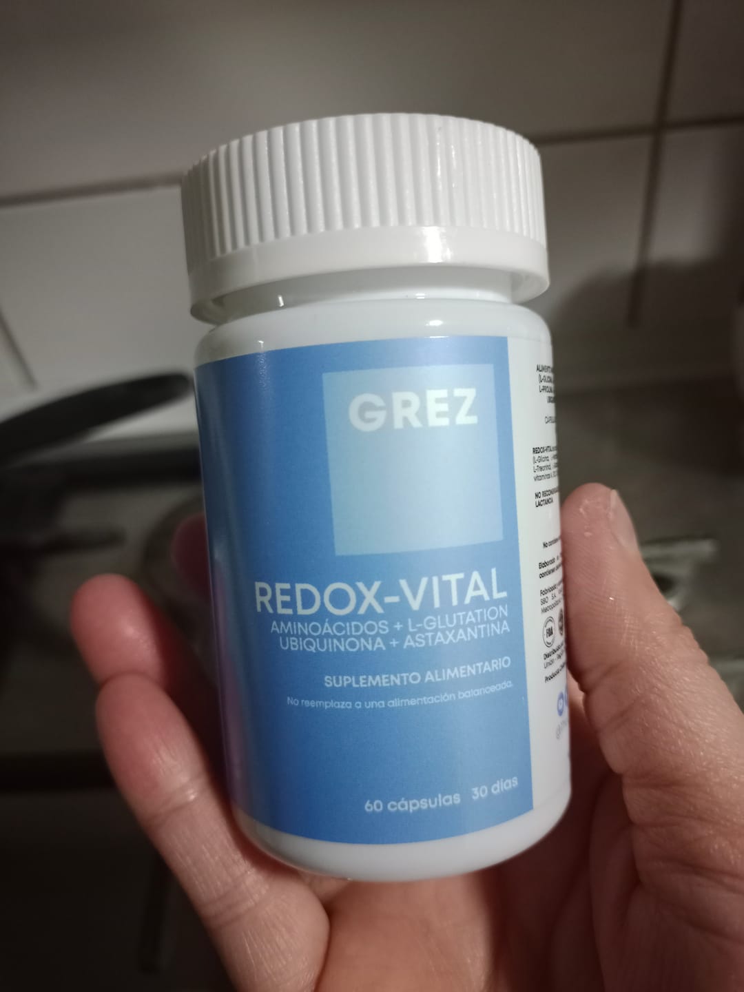 Customer photo review of REDOX-VITAL - Aminoácidos, L-glutation, vitaminas y minerales