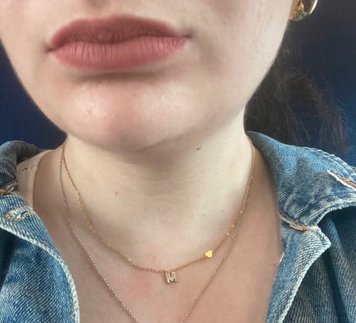 Customer photo review of Collana letter love