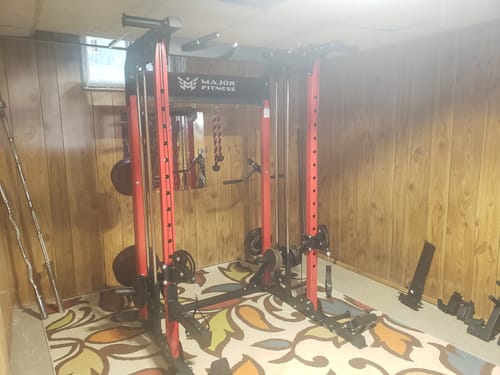 Customer photo review of Major Fitness F22 All-In-One Home Gym Power Rack