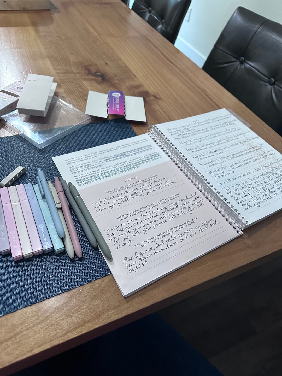 Customer photo review of Spiral Bible™ Highlighter Pack