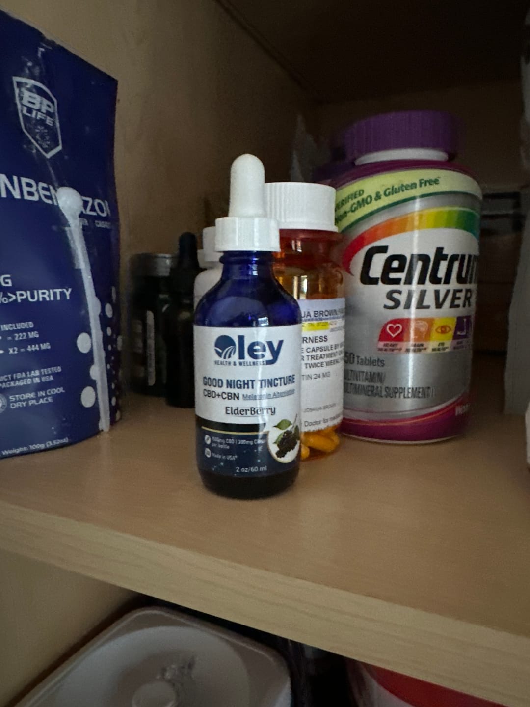 Customer photo review of Good Night Tincture for Sleep - CBD + CBN w/ ElderBerry
