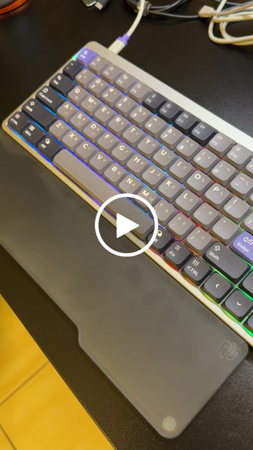 Customer video review of NuPhy Air75 HE磁軸電競鍵盤