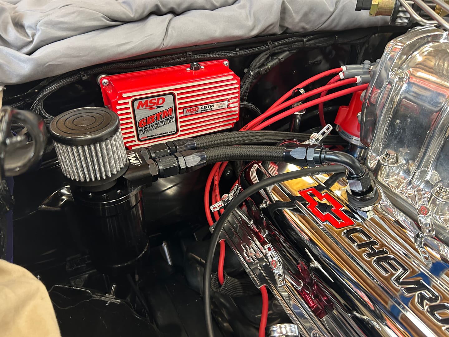 Customer photo review of SBC Catch Can Kit For 1.22" Push In Grommets