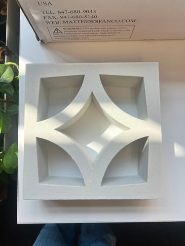 Rotary White 11 4 Breeze Block