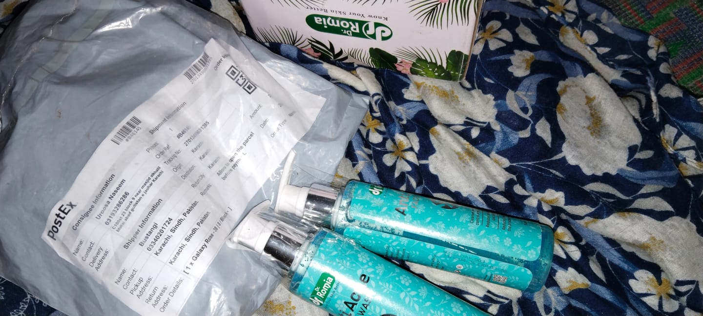 Customer photo review of Best Face Wash For Acne in Pakistan – Anti Acne Face Wash
