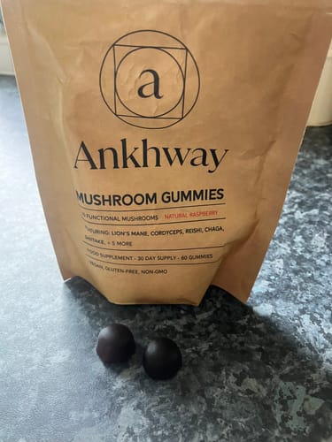 Customer photo review of 2-Month Mushroom Gummies