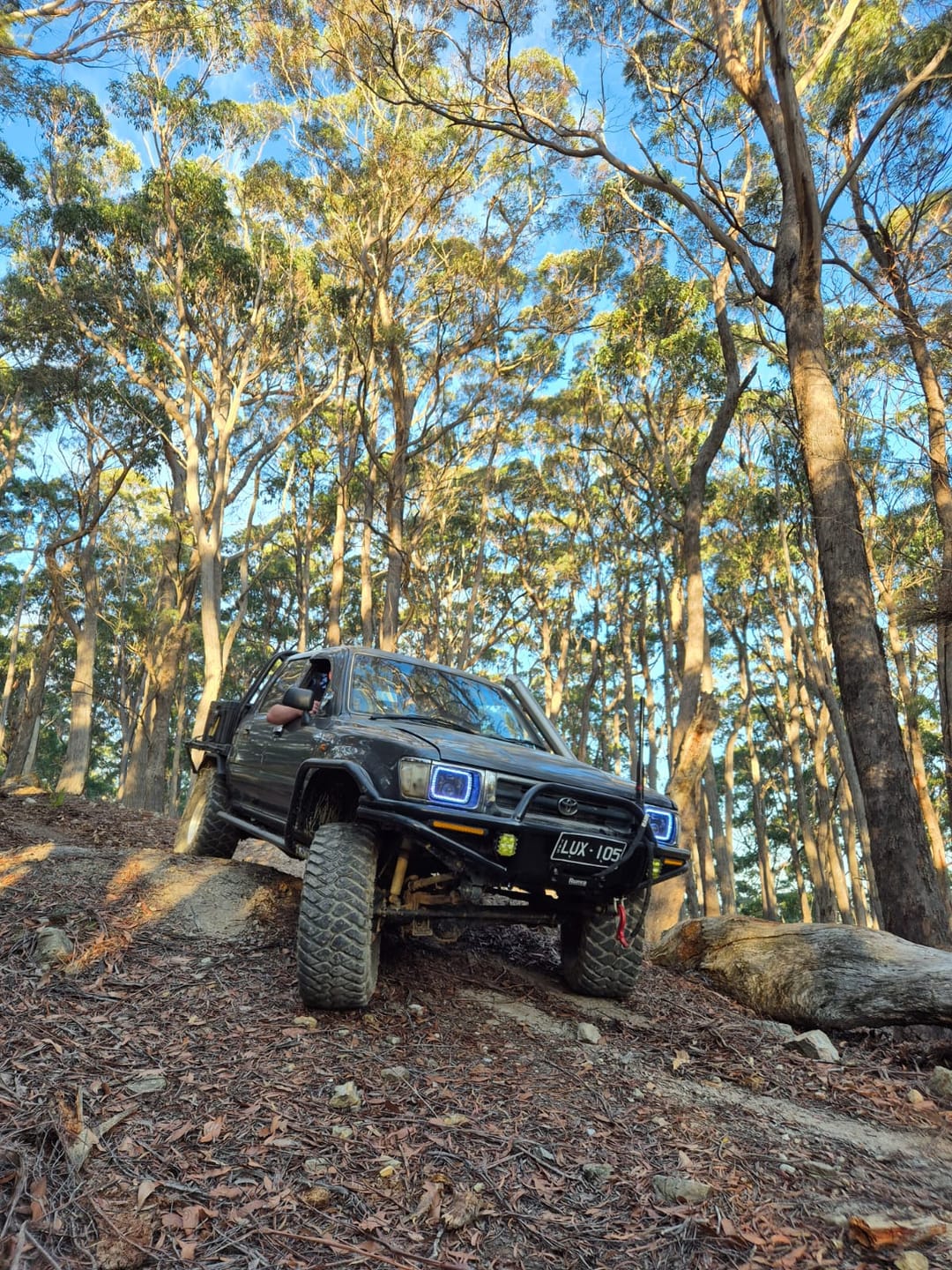 Customer photo review of 5X7" LED Colour Chasing Headlights
