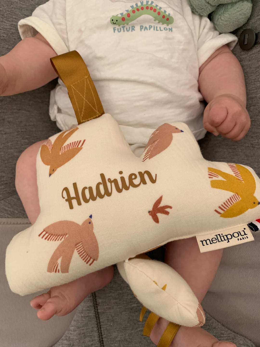 Customer photo review of Coussin musical petit nuage - Angèle