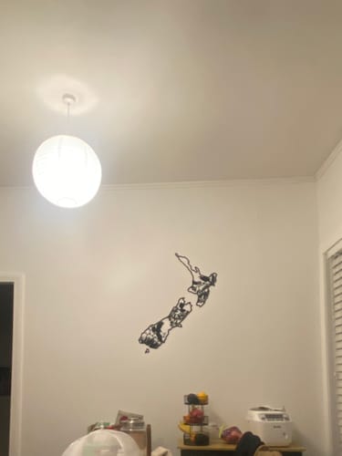 Customer photo review of Kiwiana Native Bird NZ Map