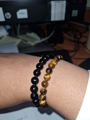 Customer photo review of Bracelet Oeil de Tigre 6mm