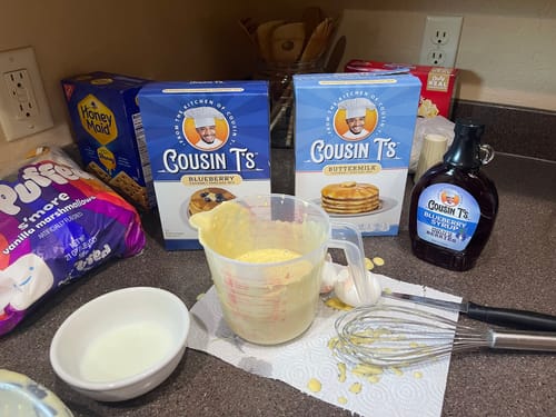 Customer photo review of Cousin T's Blueberry Syrup
