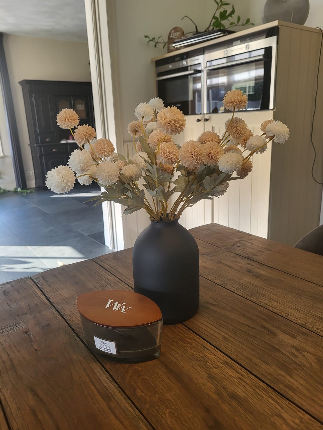 Customer photo review of Casa vaas - Mat zwart