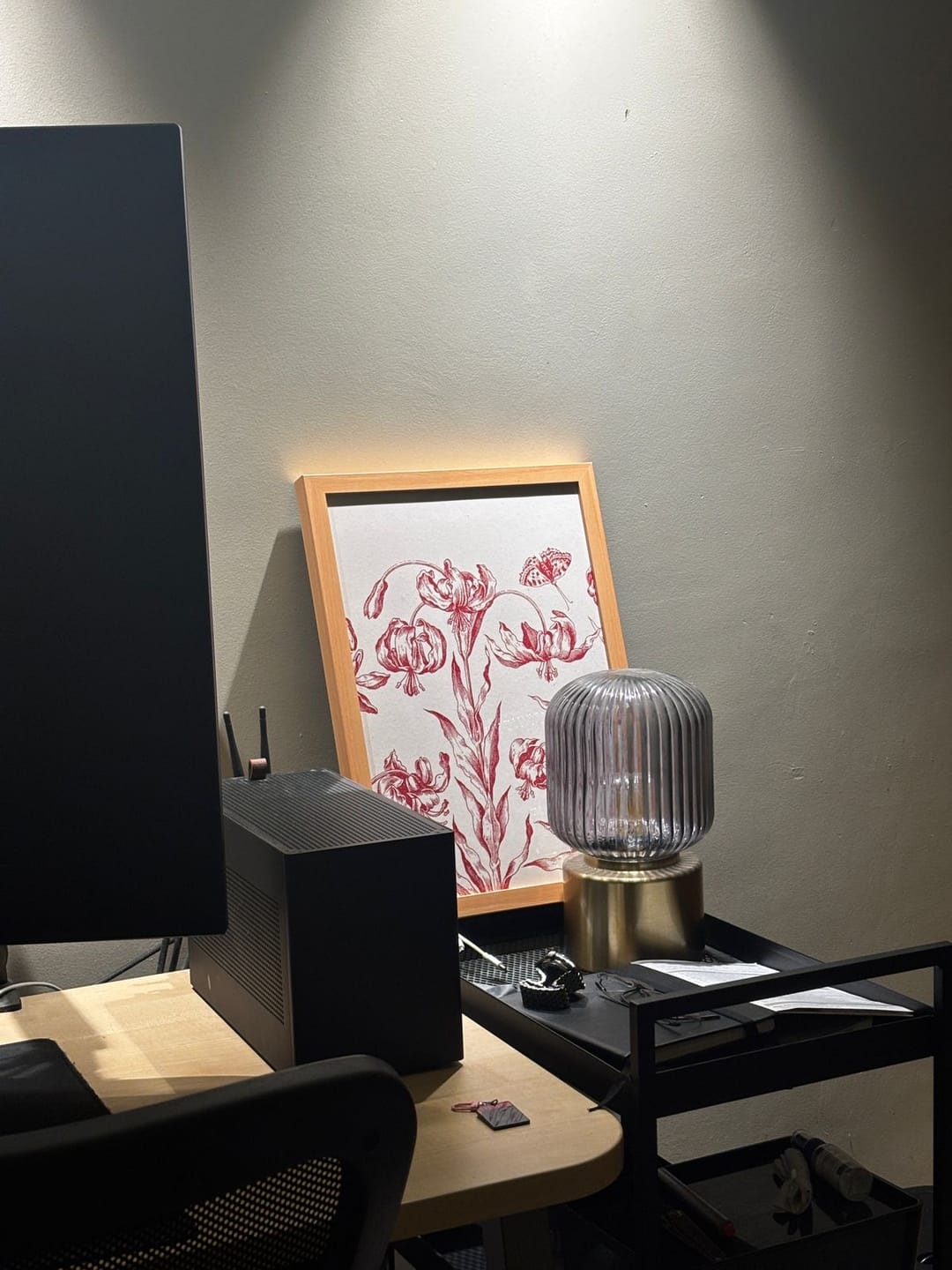 Customer photo review of Red Lily Reverie Poster
