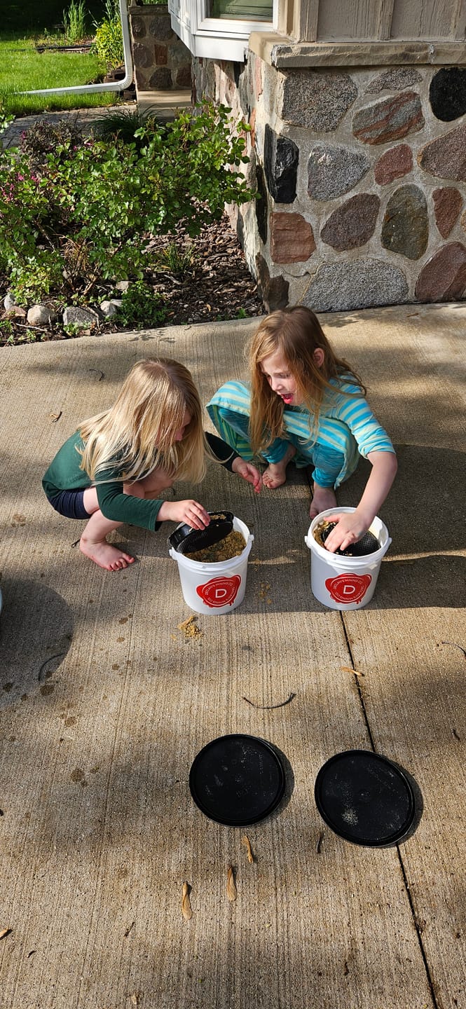 Customer photo review of Declan's Mining Bucket