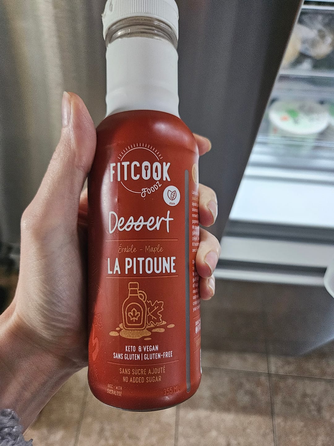 Customer photo review of Fitcook Foodz - Sauces Dessert 355ml