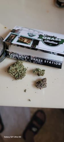 Customer photo review of Gold Spectrum THCA Flower - Exotic Quality Strain of the Month