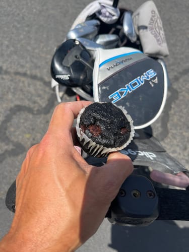 Customer photo review of Chocolate Mighty Muffins