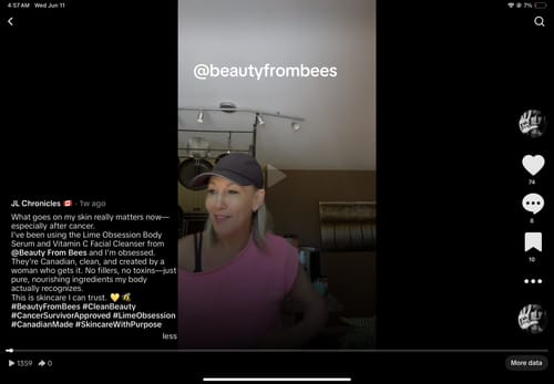 Customer photo review of Body Serum