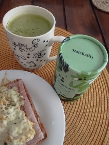 Customer photo review of Té Matcha Premium 100% - (para 1 -3 meses)