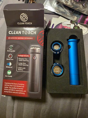 Customer photo review of Clean Torch Complete Set in Blue