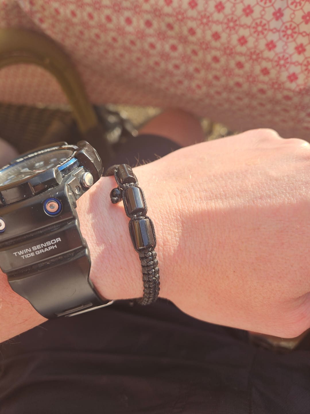 Customer photo review of Turmalin Armband - Unbearbeitet