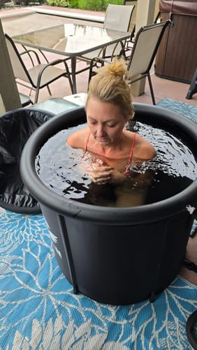 Customer photo review of Bravo Ice Bath Pod