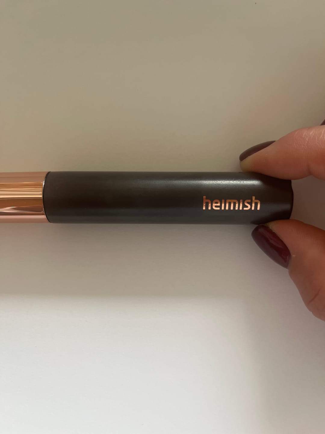 Customer photo review of Pagarinoša skropstu tuša Heimish Dailism Smudge Stop Mascara