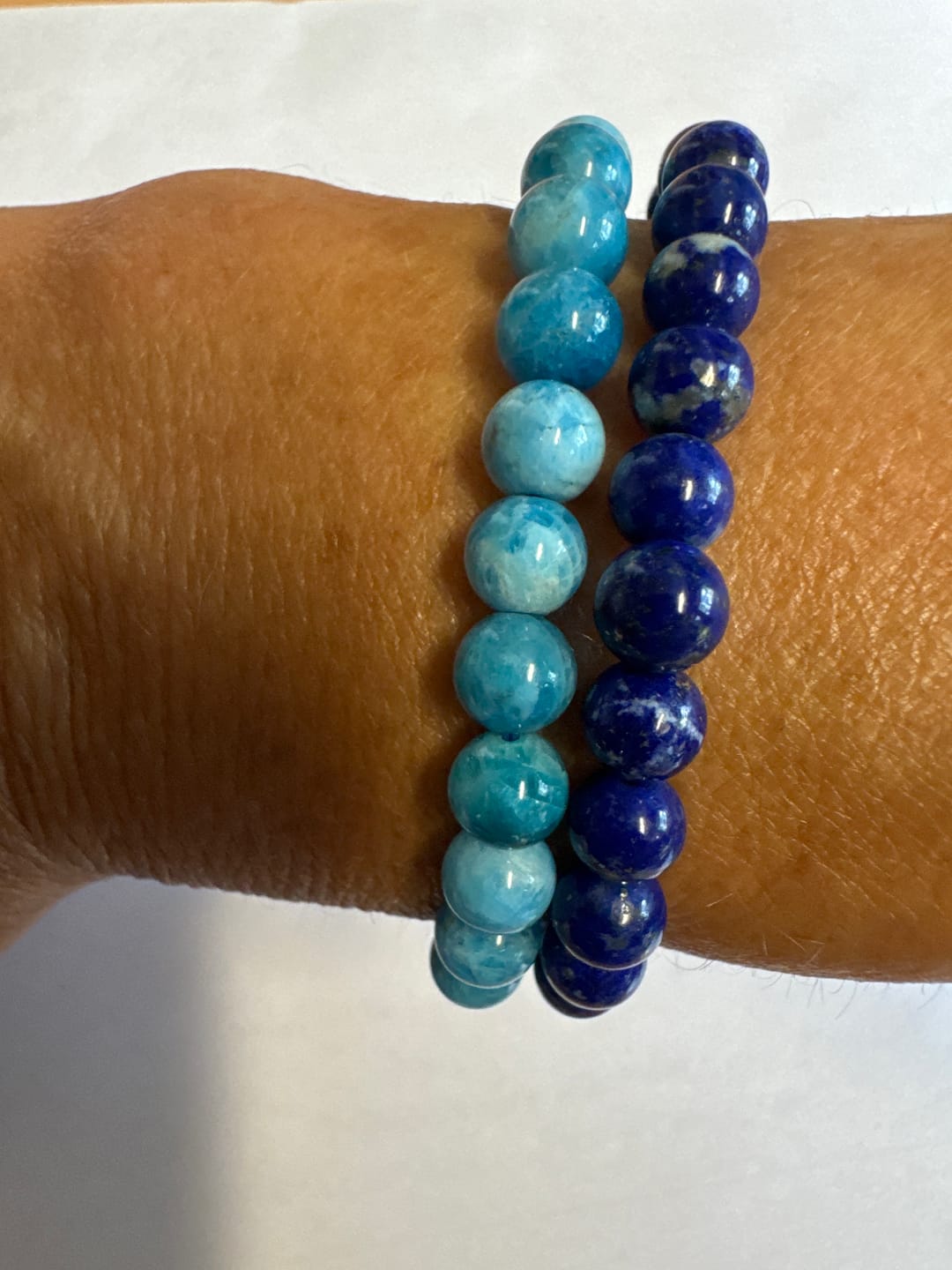 Customer photo review of Bracelet en Apatite