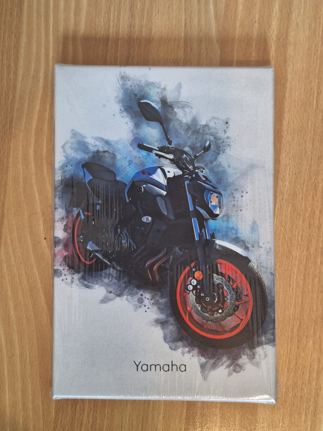 Customer photo review of Dein Motorroad als Aquarell Poster | Geschenk für Motorradfahrer