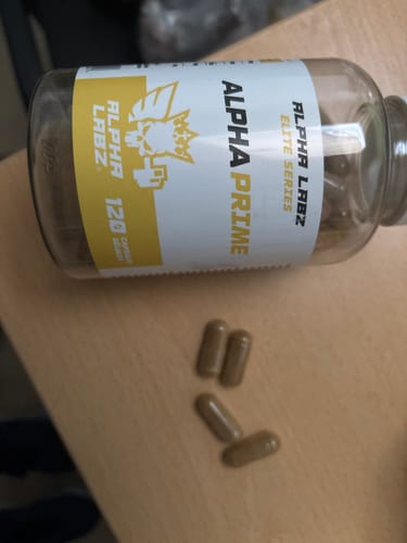 Customer photo review of Alpha Labz - Alpha Prime