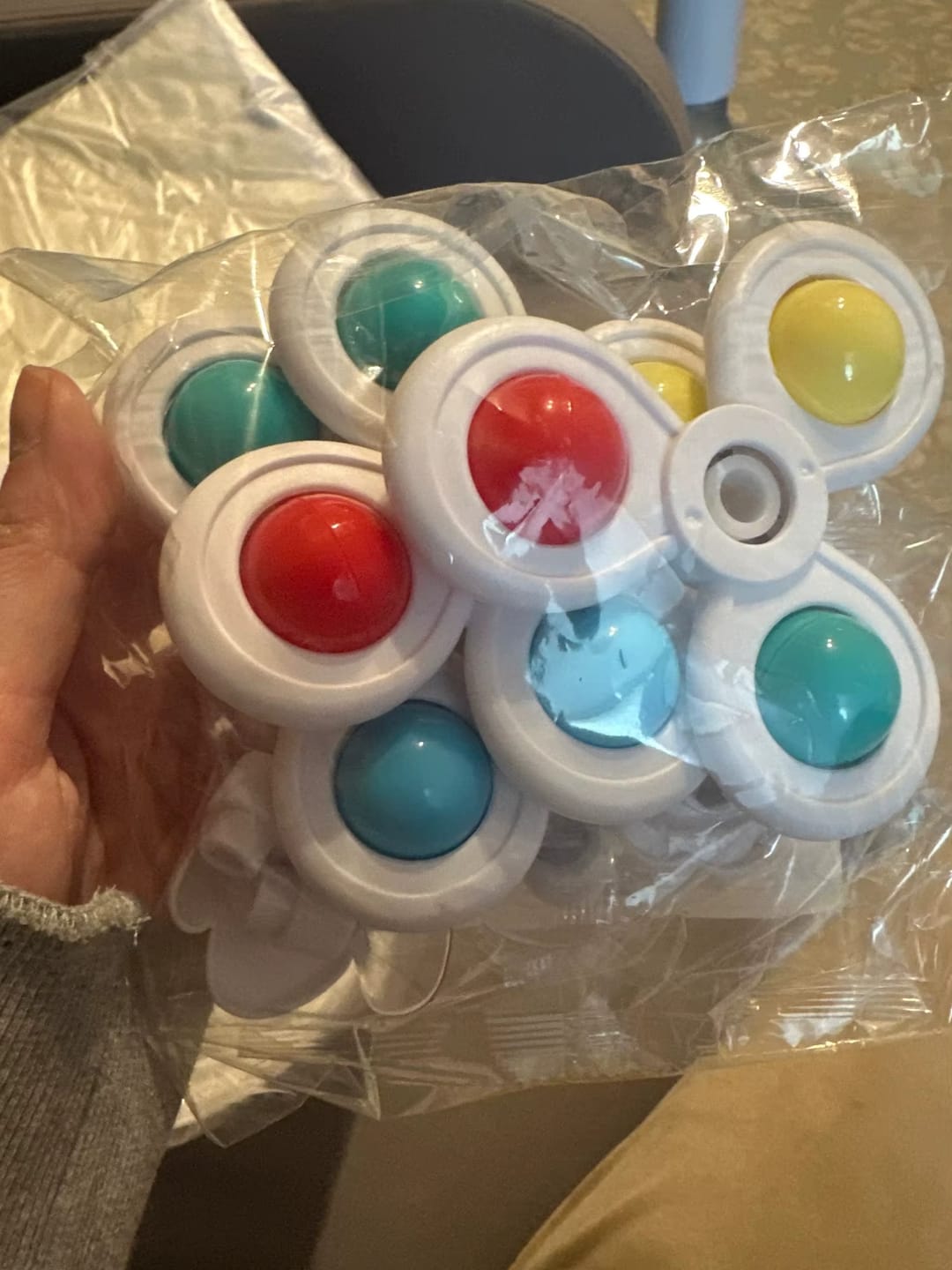 Customer photo review of TİNY MİNİ™ Dönen Çıngırak İlgi Odağı