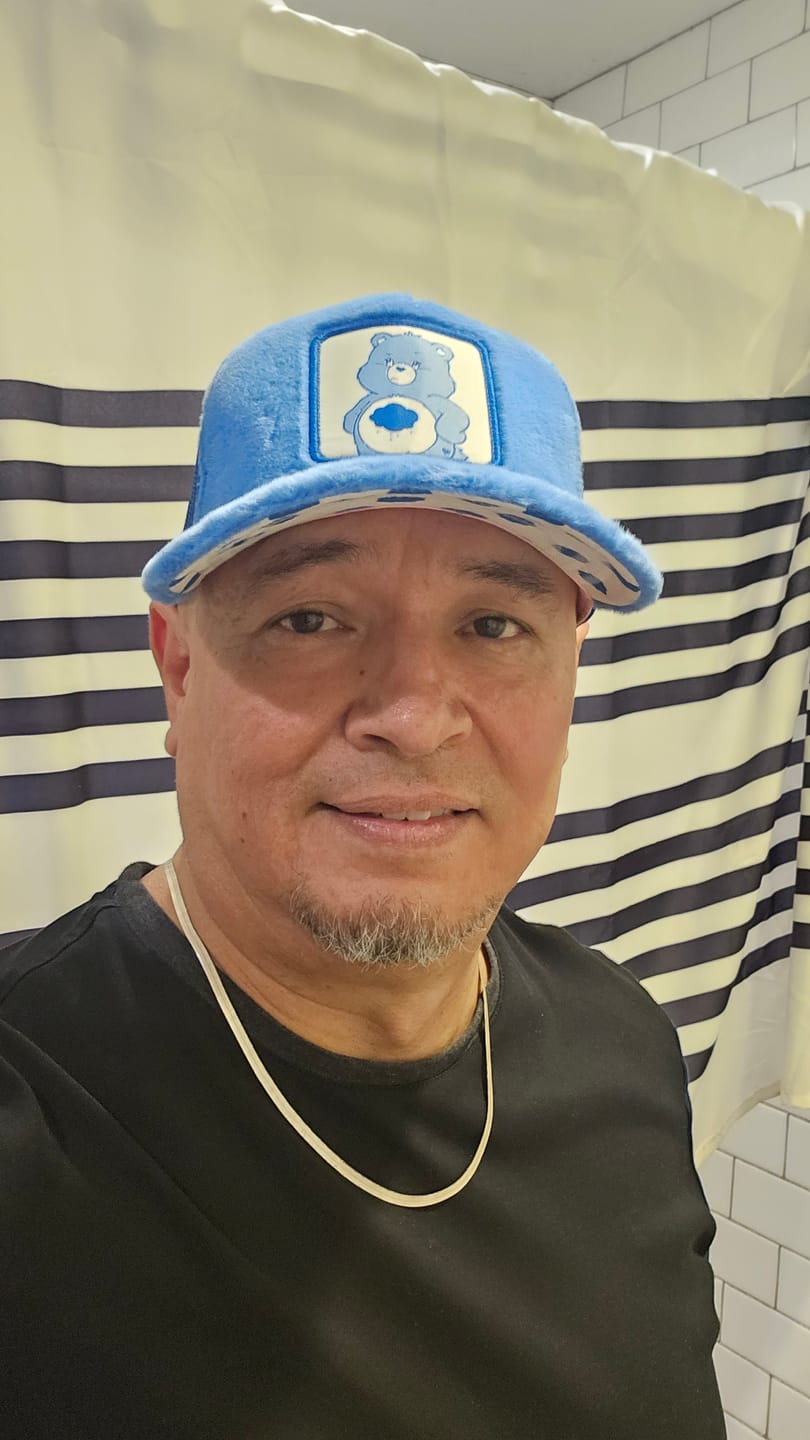 Customer photo review of OVERLORD X Care Bears:  Grumpy Bear Trucker Cap