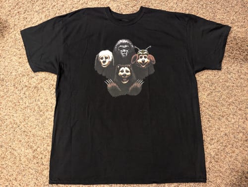 Customer photo review of Rock-afire Explosion Pizza II T-Shirt