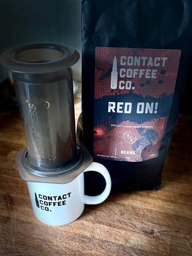 Customer photo review of Red On! High-Caffeine Coffee