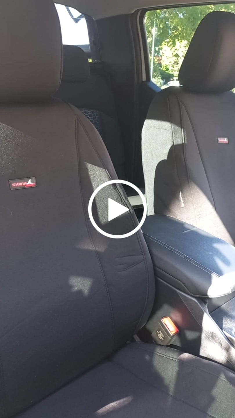 Customer video review of Sharkskin Front Seat Covers for Ford Ranger (June/2015-ON)