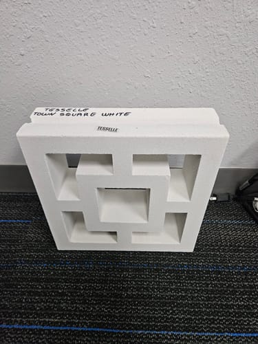 Town Square White 11 4 Breeze Block