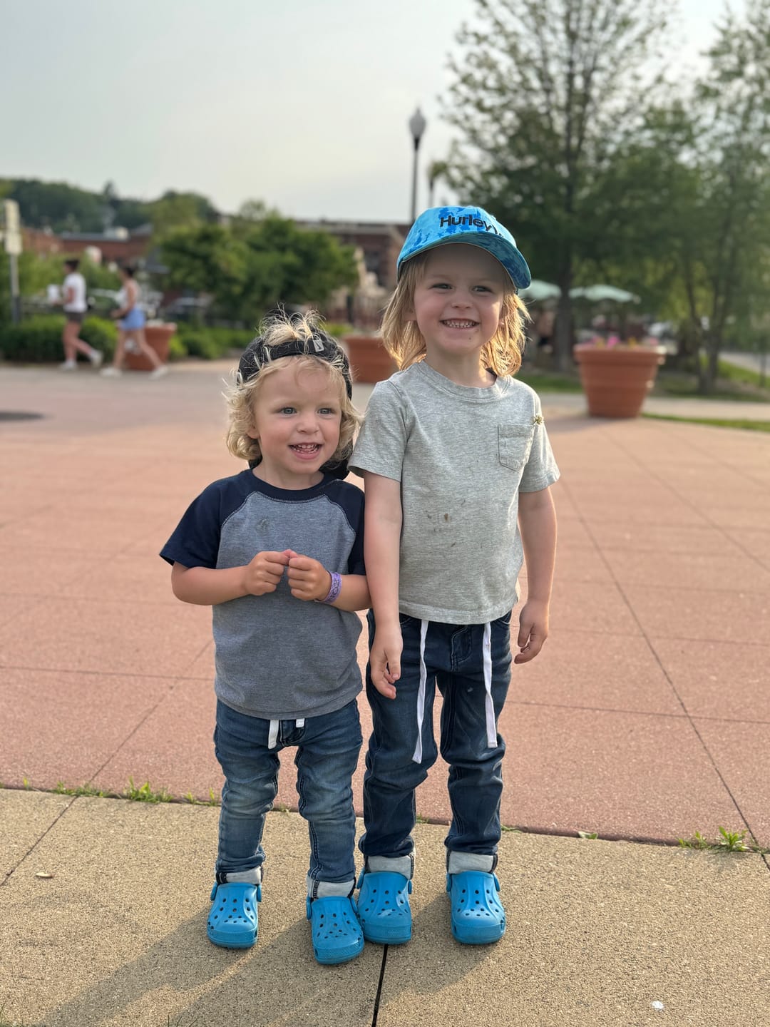 Customer photo review of “Grow with Me” Jeans - Dark Wash