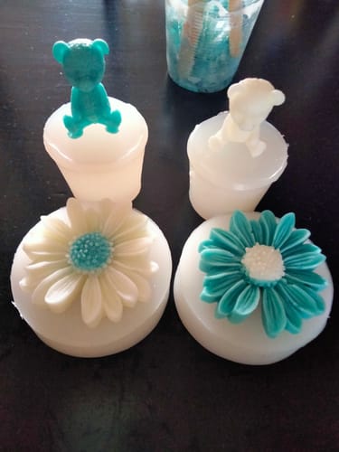 Customer photo review of Molde de Flor de Margarita 3D