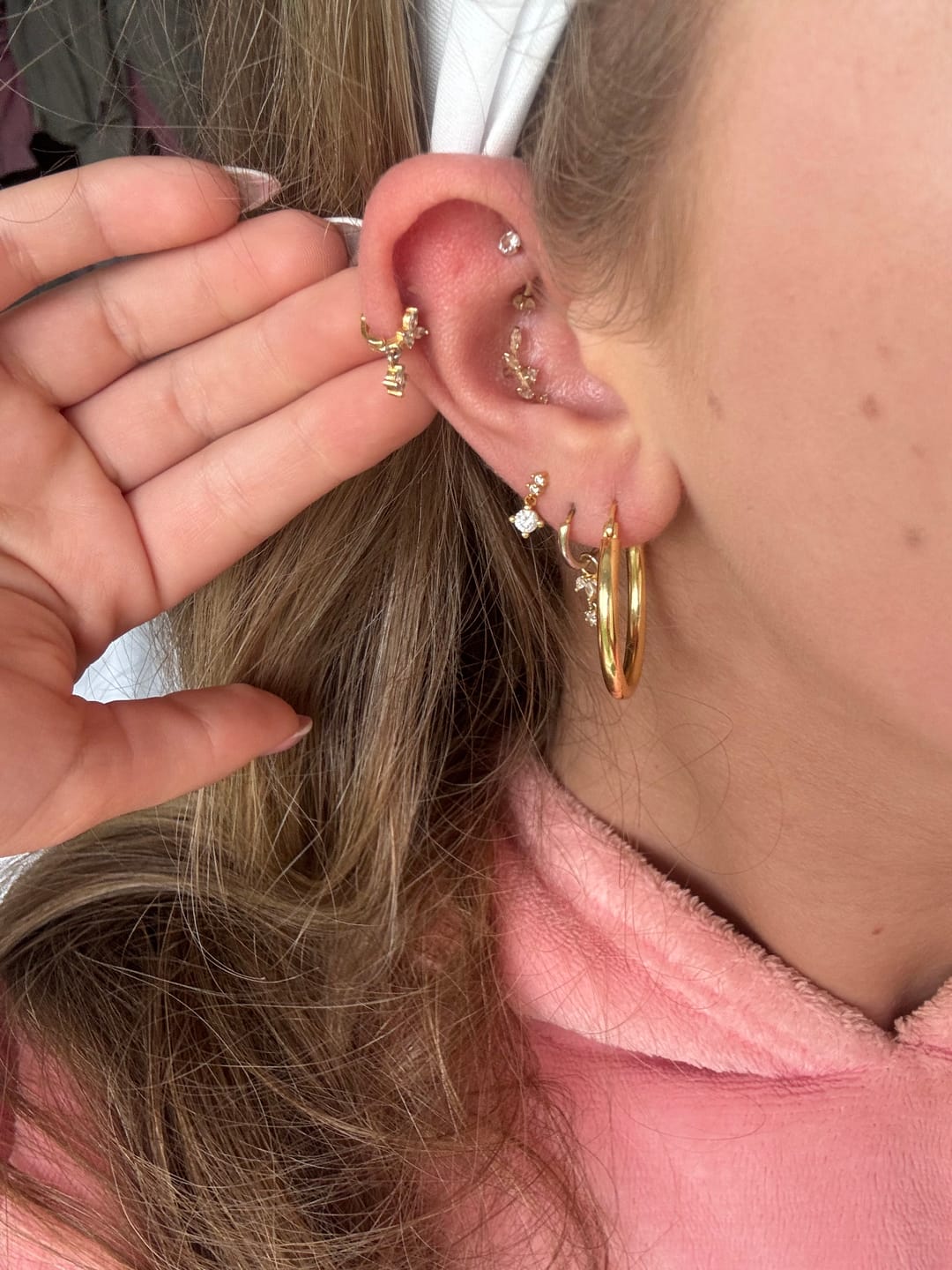 Customer photo review of Tinkerbell Drop Studs