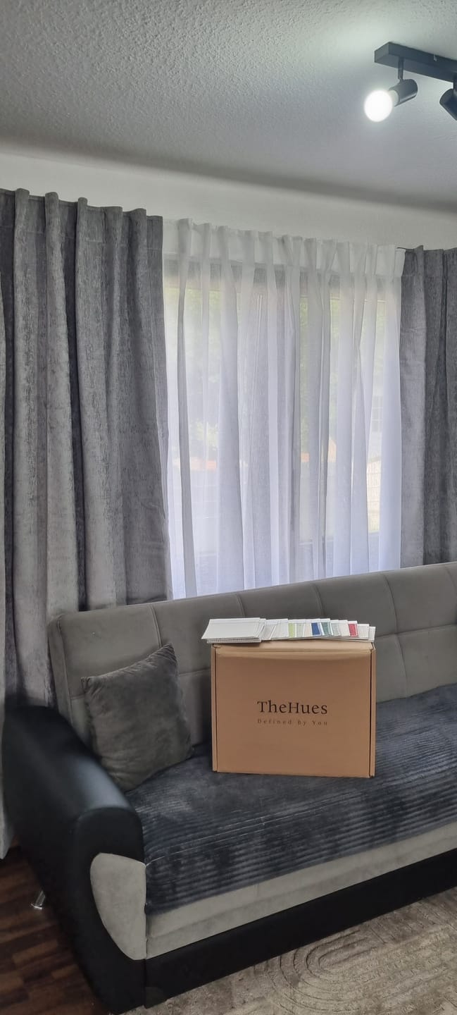 Customer photo review of Yarn Linen Look Sheer Custom Curtain