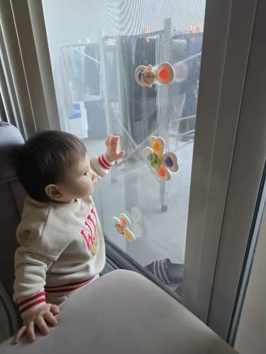Customer photo review of TİNY MİNİ™ Dönen Çıngırak İlgi Odağı