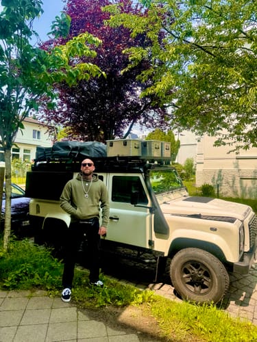 Customer photo review of Hoodie Heimatliebe Khaki