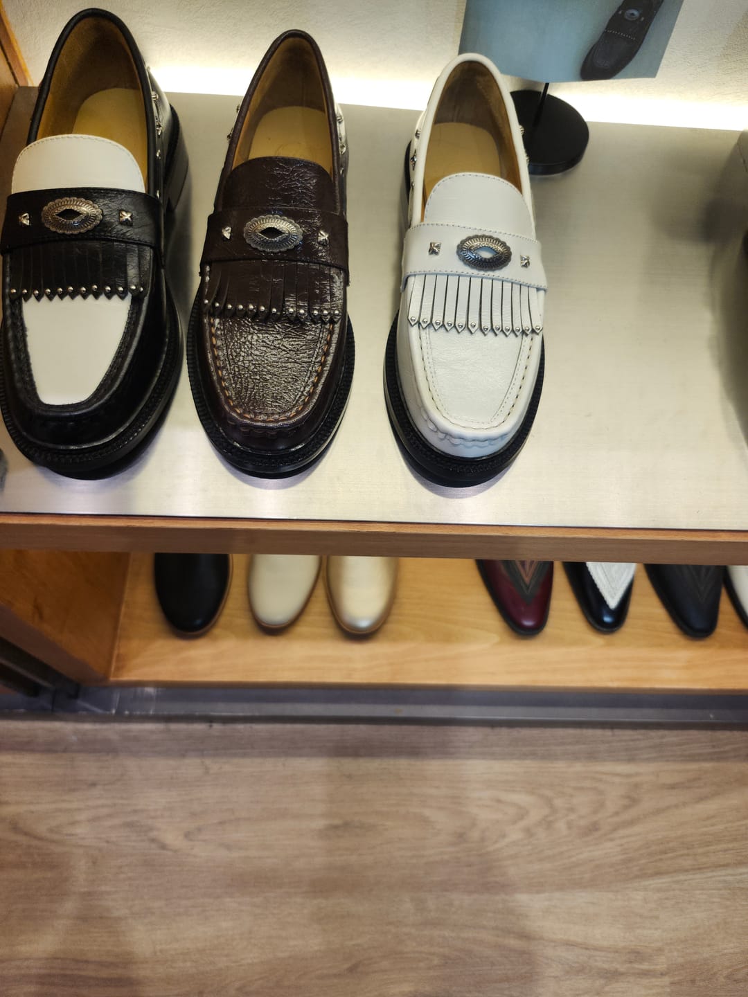 Customer photo review of Kaza 𝄢 Square Toe Lace-Up Flats